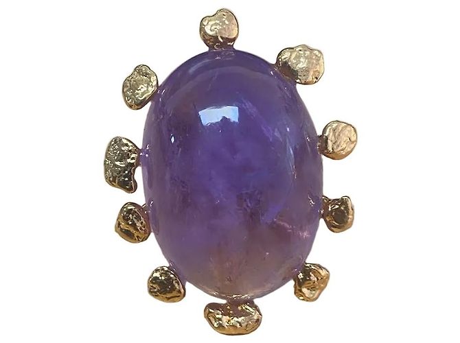 Autre Marque Dilip Jindal - Bijoux Couture - Amethystring - Ansicht 2