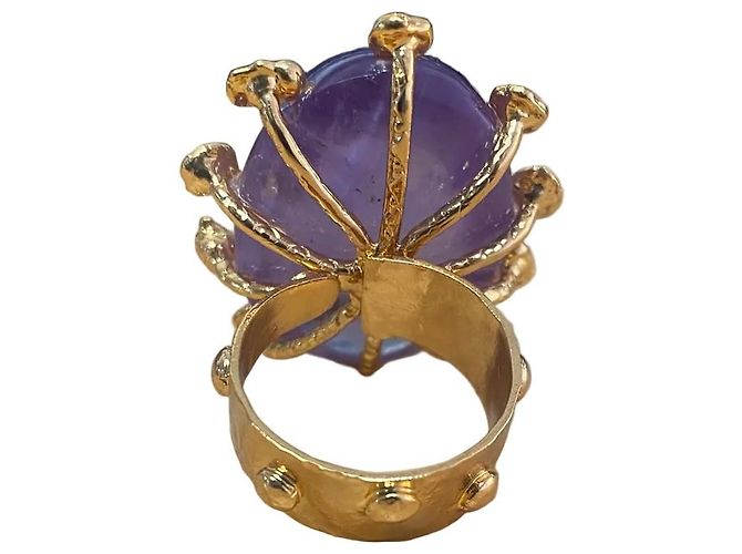 Autre Marque Dilip Jindal - Bijoux Couture - Amethystring - Ansicht 3