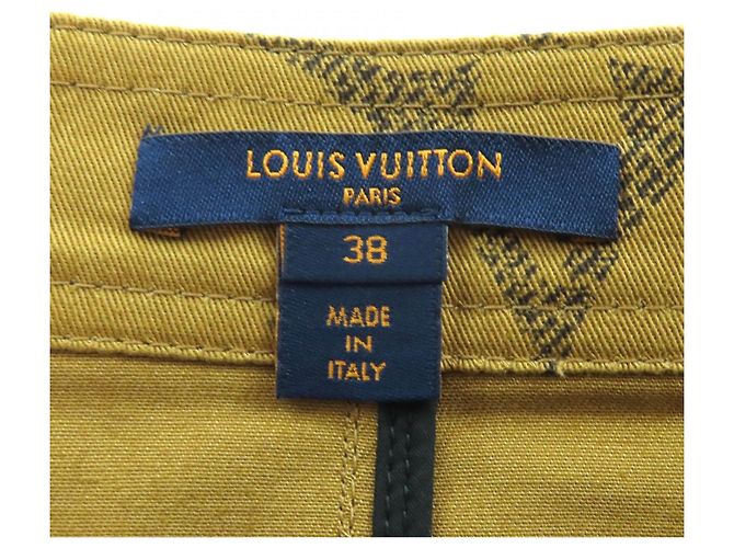 Falda Louis Vuitton Giant Monogram Castaño - vista 6