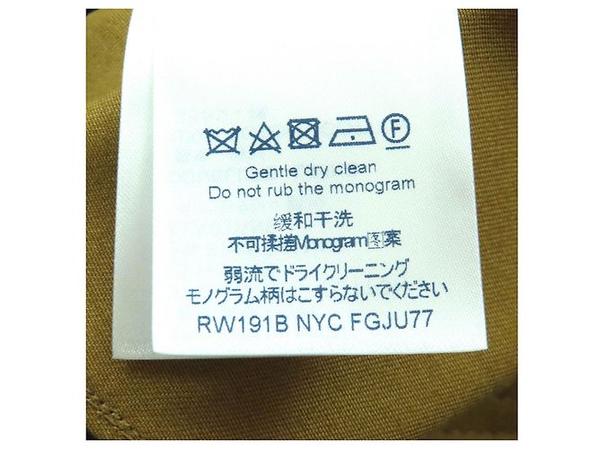 Falda Louis Vuitton Giant Monogram Castaño - vista 7