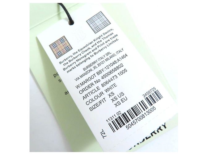 Camiseta de algodón Burberry Blanco - vista 10