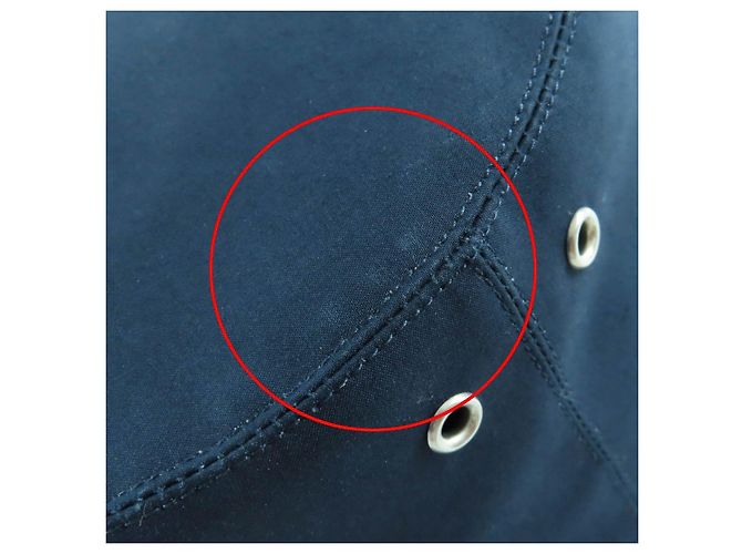 Cappello bucket Christian Dior Oblique Blu Blu navy - vista 10