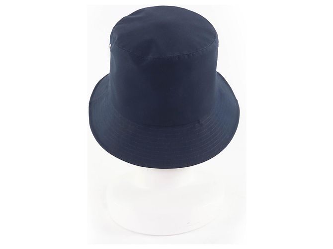 Cappello bucket Christian Dior Oblique Blu Blu navy - vista 5