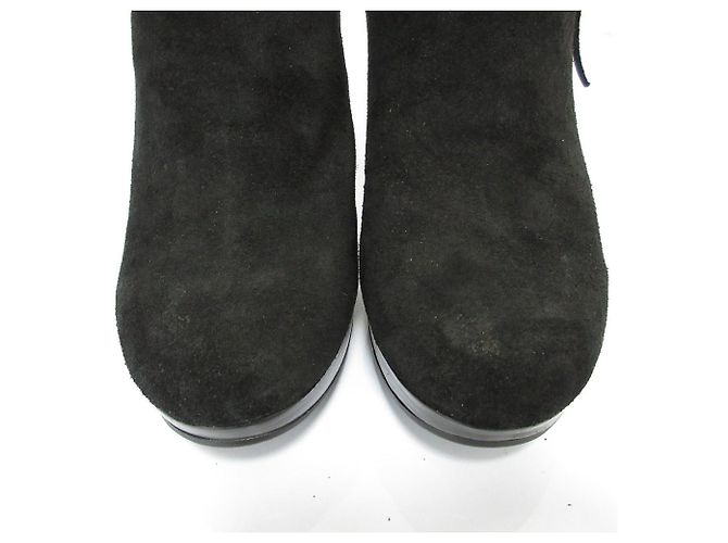 Autre Marque UGG SCARLETT Lammfell-Short-Boots Schwarz - Ansicht 16