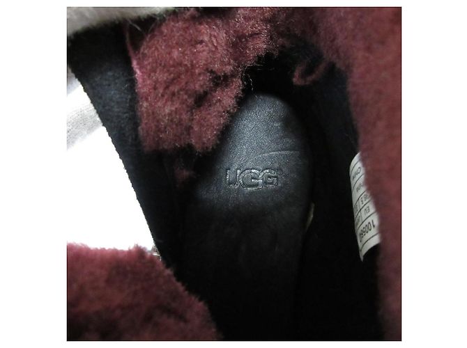 Autre Marque UGG SCARLETT Lammfell-Short-Boots Schwarz - Ansicht 9