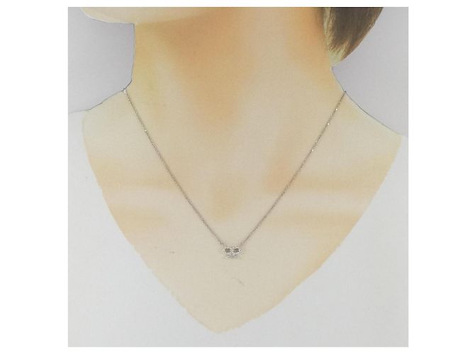 Autre Marque Collana Vendome in platino e diamanti Argento - vista 6