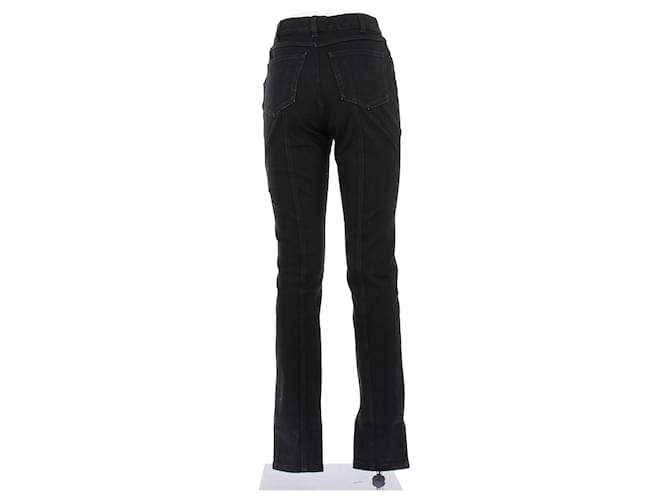 Vaqueros Alaïa negros de algodón - vista 2