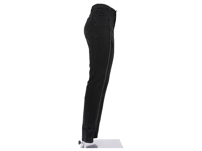Vaqueros Alaïa negros de algodón - vista 4