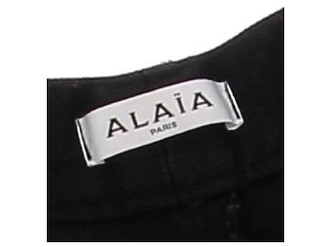 Vaqueros Alaïa negros de algodón - vista 6