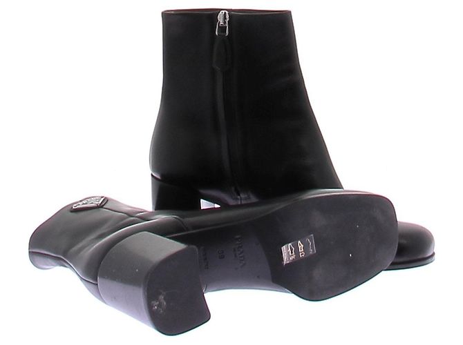 Prada Botines negros de piel - vista 5