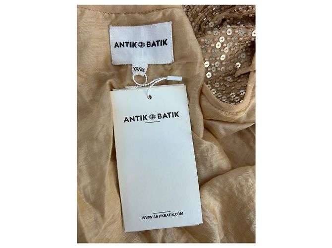 Top con paillettes Antik Batik oro viscosa XS D'oro - vista 5