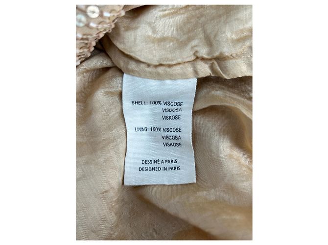 Top con paillettes Antik Batik oro viscosa XS D'oro - vista 6