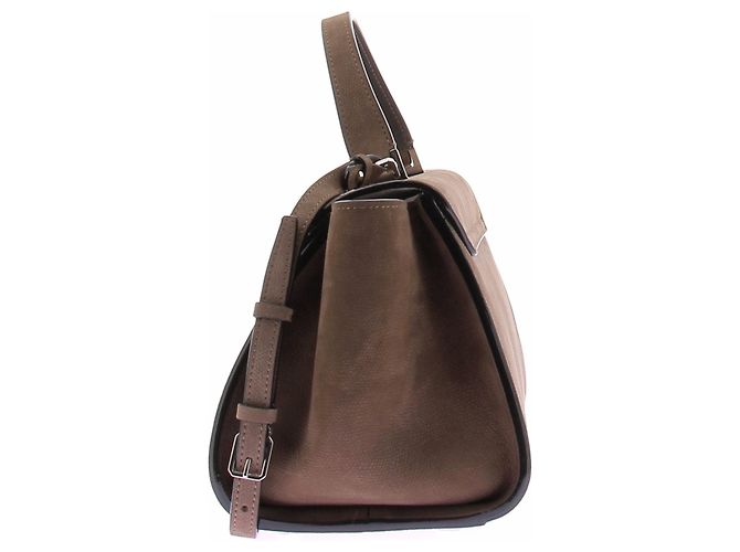 Borsa a mano Valextra in pelle marrone - vista 5
