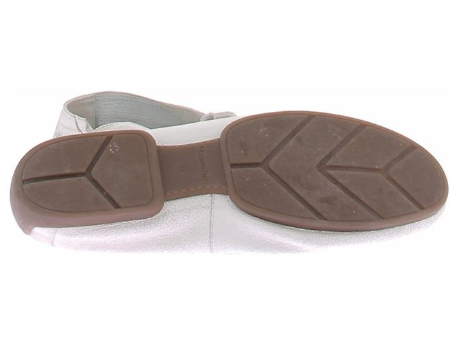 Massimo Dutti Craquelierte Loafer in Weiß - Ansicht 5