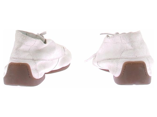 Massimo Dutti Craquelierte Loafer in Weiß - Ansicht 7