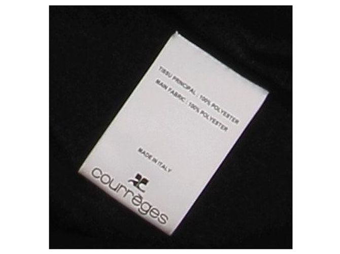 Courreges Camicia senza maniche nera Nero - vista 5