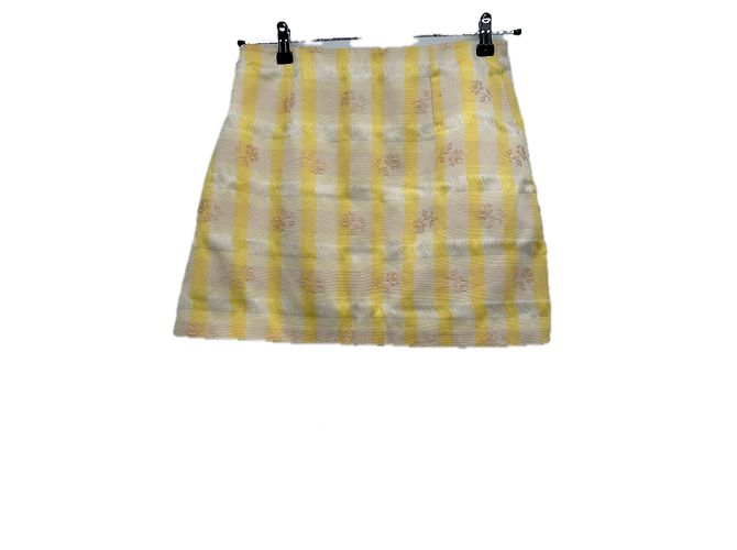 Autre Marque Falda amarilla MOZH Amarillo - vista 2