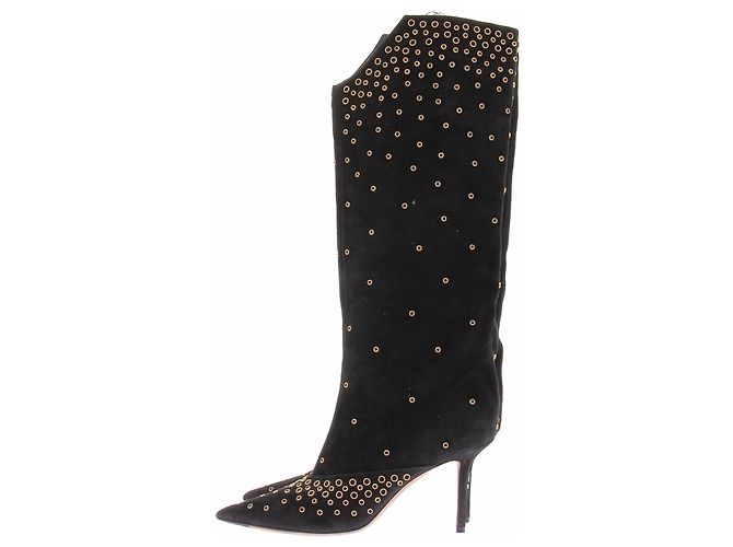 Jimmy Choo Botas de tacón en ante negro - vista 2