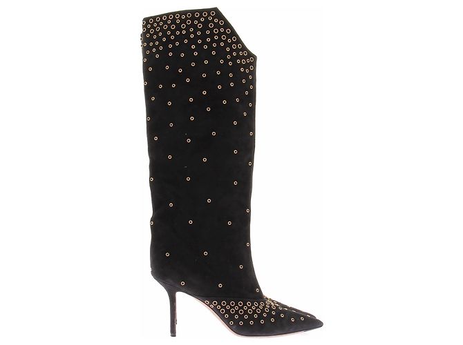 Jimmy Choo Botas de tacón en ante negro - vista 6