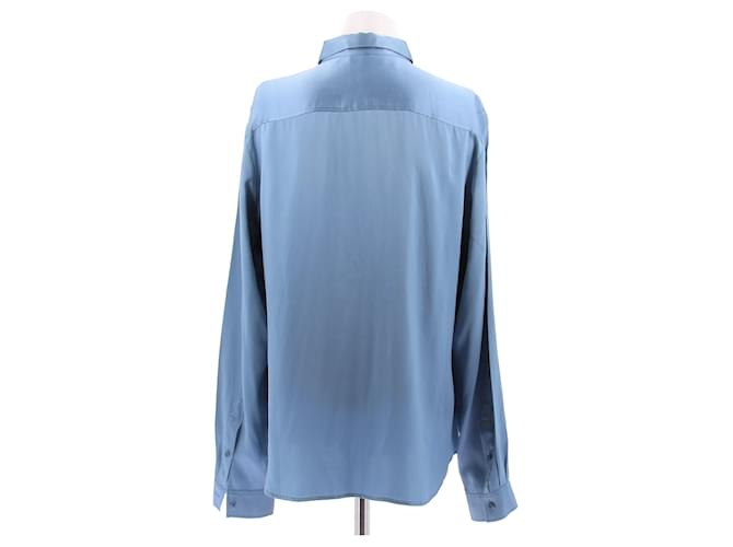 Barbara Bui Camisa de seda azul - vista 2