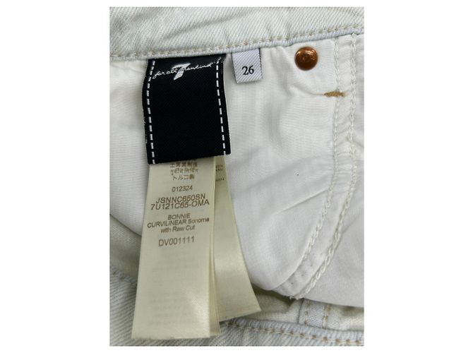 Vaqueros 7 For All Mankind de algodón azul Talla 26 - vista 3