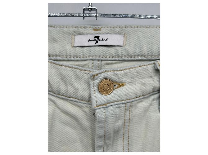 Vaqueros 7 For All Mankind de algodón azul Talla 26 - vista 5