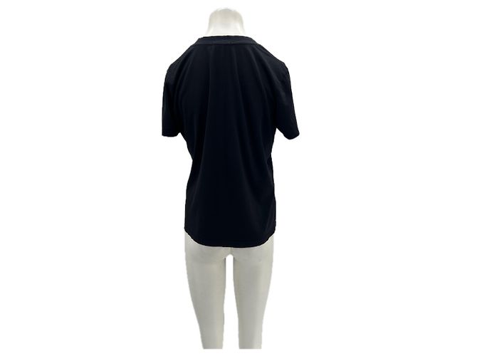 Autre Marque Camiseta de algodón negra James Perse Negro - vista 2