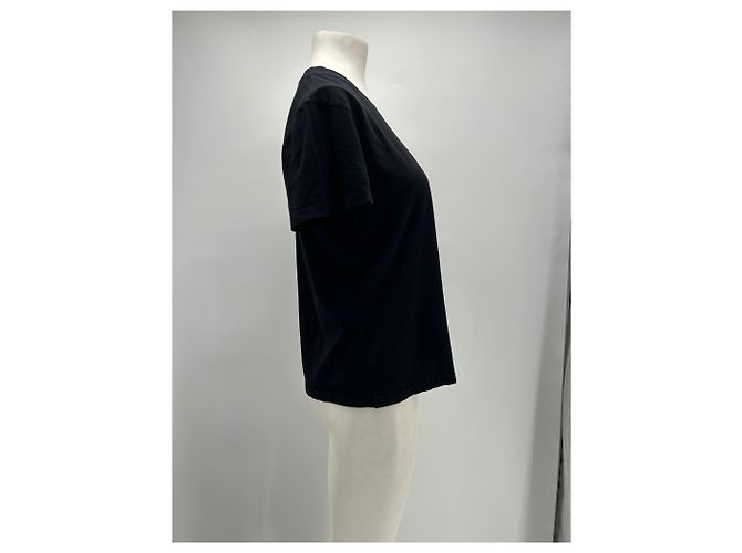 Autre Marque Camiseta de algodón negra James Perse Negro - vista 4