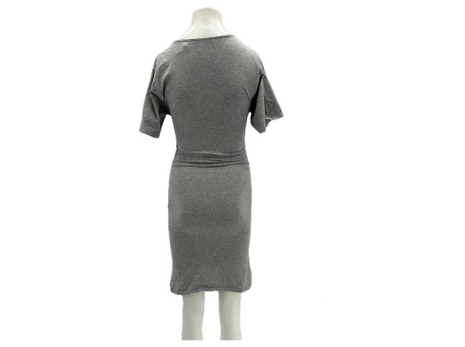 Autre Marque Vestido de algodón gris PALOMA WOOL M - vista 2