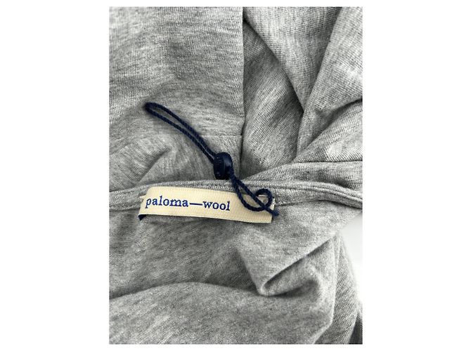 Autre Marque Vestido de algodón gris PALOMA WOOL M - vista 5