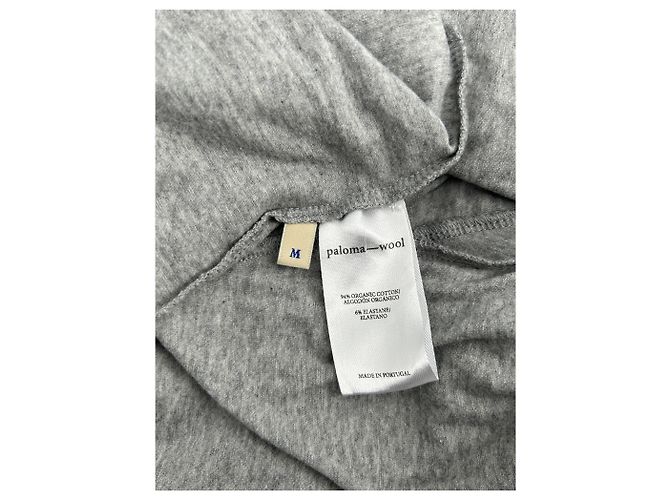 Autre Marque Vestido de algodón gris PALOMA WOOL M - vista 6