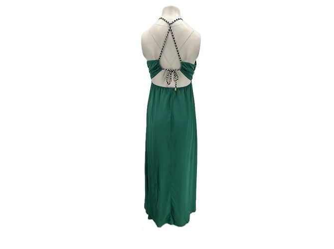 Sessun grünes Viscose Kleid S - Ansicht 2