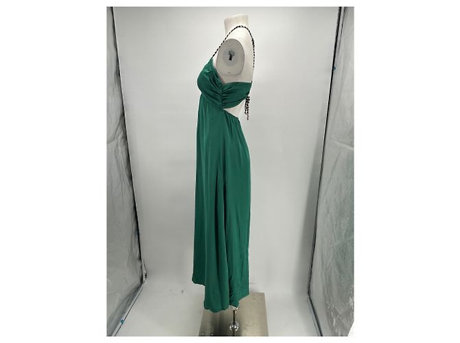 Sessun grünes Viscose Kleid S - Ansicht 3