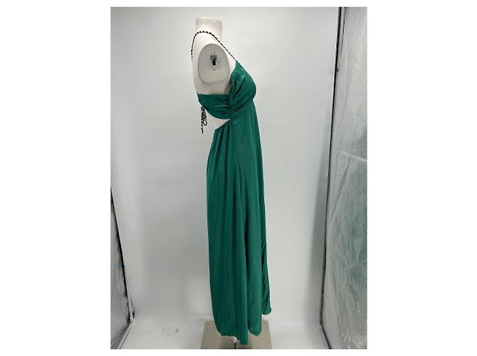 Sessun grünes Viscose Kleid S - Ansicht 4
