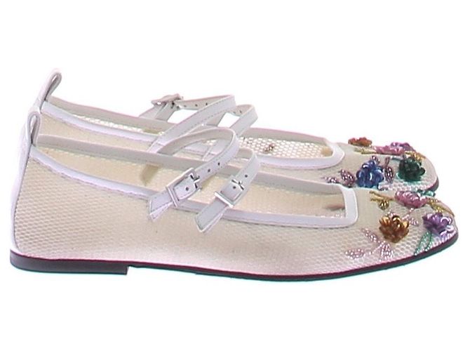 Nodaleto Schuhe mit Blumenmuster Weiß - Ansicht 6