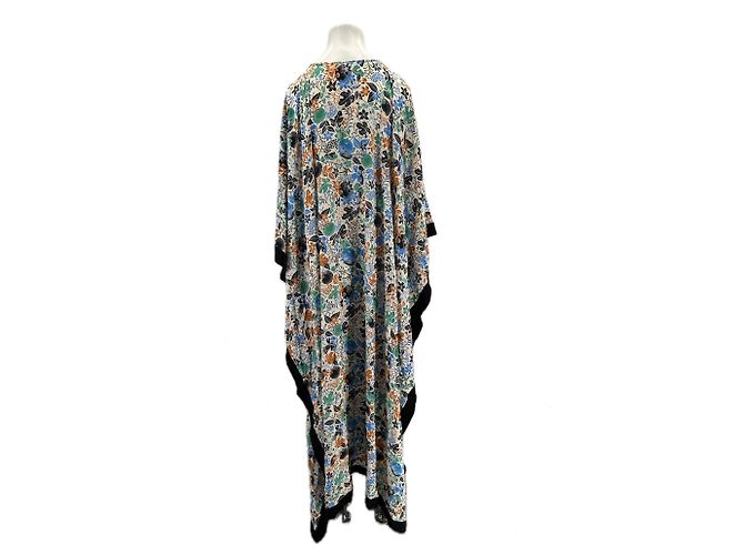 Autre Marque RODEBJER Patterned Viscose Poncho Multiple colors - view 2