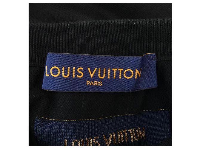 Punto Jacquard Intarsia Louis Vuitton Negro - vista 4