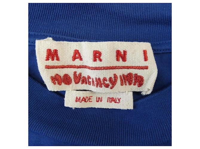 Camiseta de algodón Marni Azul - vista 4