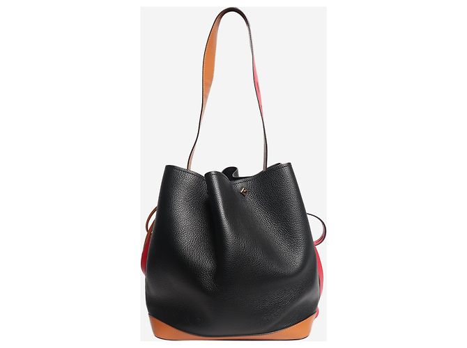 MCM Borsa a secchiello con coulisse Black Milano Nero - vista 2