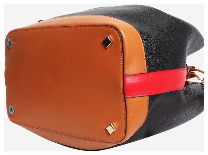 MCM Borsa a secchiello con coulisse Black Milano Nero - vista 3