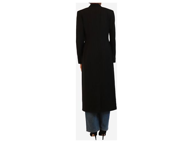 Ralph Lauren Abrigo de raya diplomática negra - talla UK 6 Negro - vista 2