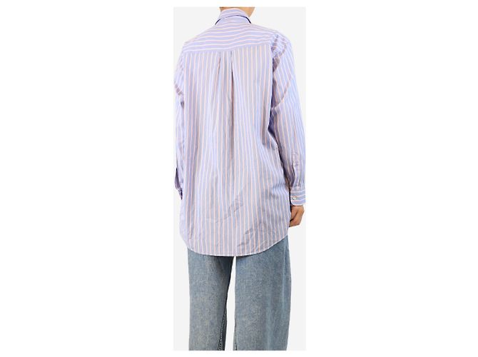 Etro Camisa listrada azul - tamanho M - vista 2