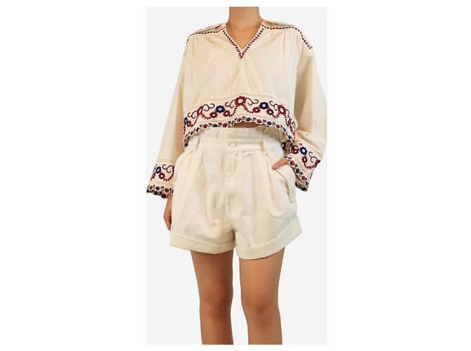 Sea New York Top corto Soren crema - taglia S Crudo - vista 3