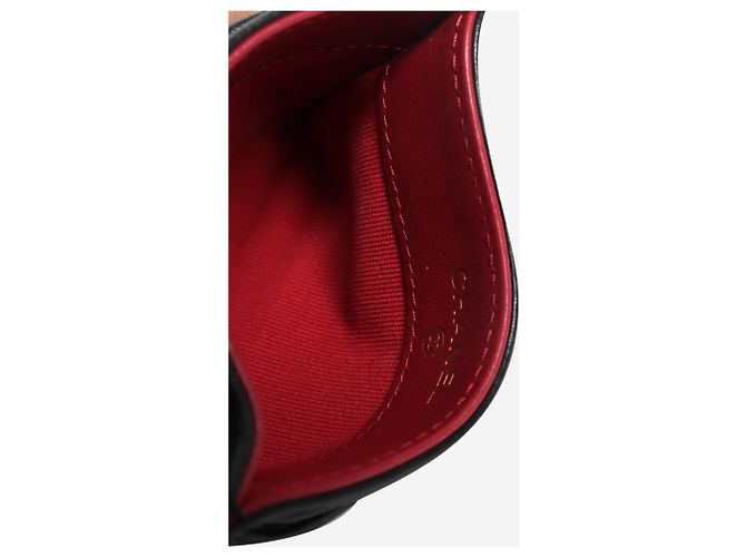 Chanel Schwarzer gesteppter Lederkartenhalter 19 - Ansicht 4