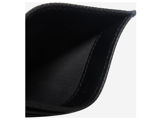 Smythson Tarjetero grande de cuero negro - vista 4