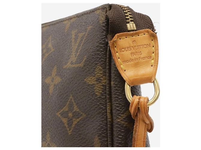 Louis Vuitton Braune Vintage 2000 Monogram Pochette Tasche - Ansicht 4