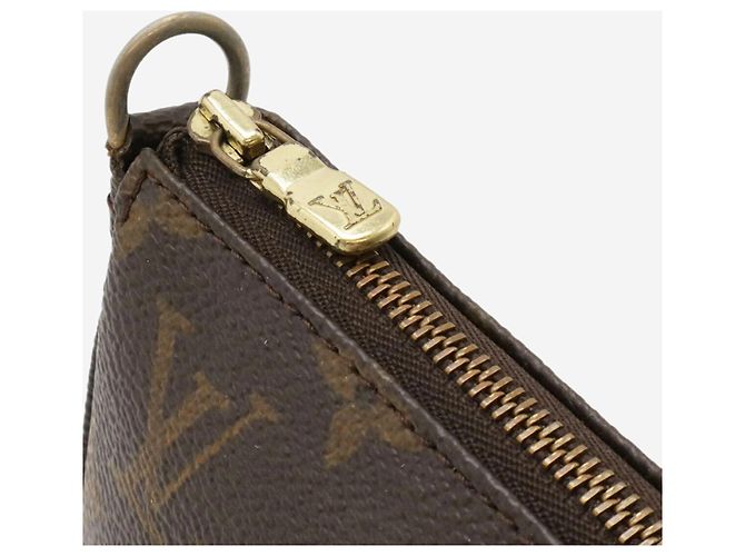 Louis Vuitton Braune Vintage 2000 Monogram Pochette Tasche - Ansicht 6