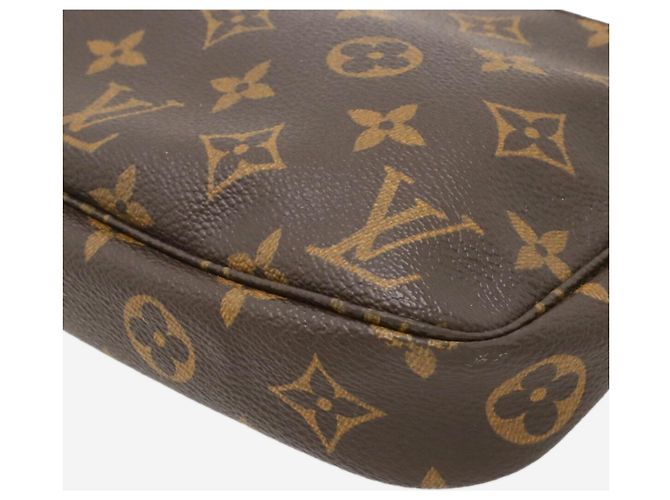 Louis Vuitton Braune Vintage 2000 Monogram Pochette Tasche - Ansicht 10