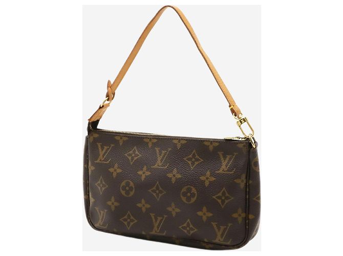 Louis Vuitton Braune Vintage 2000 Monogram Pochette Tasche - Ansicht 3