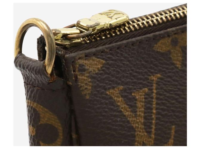 Louis Vuitton Braune Vintage 2000 Monogram Pochette Tasche - Ansicht 7